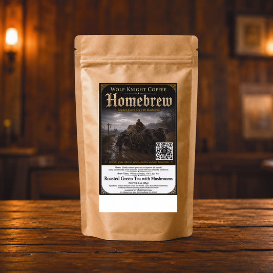 Homebrew | Mushroom with Hojicha Green Tea